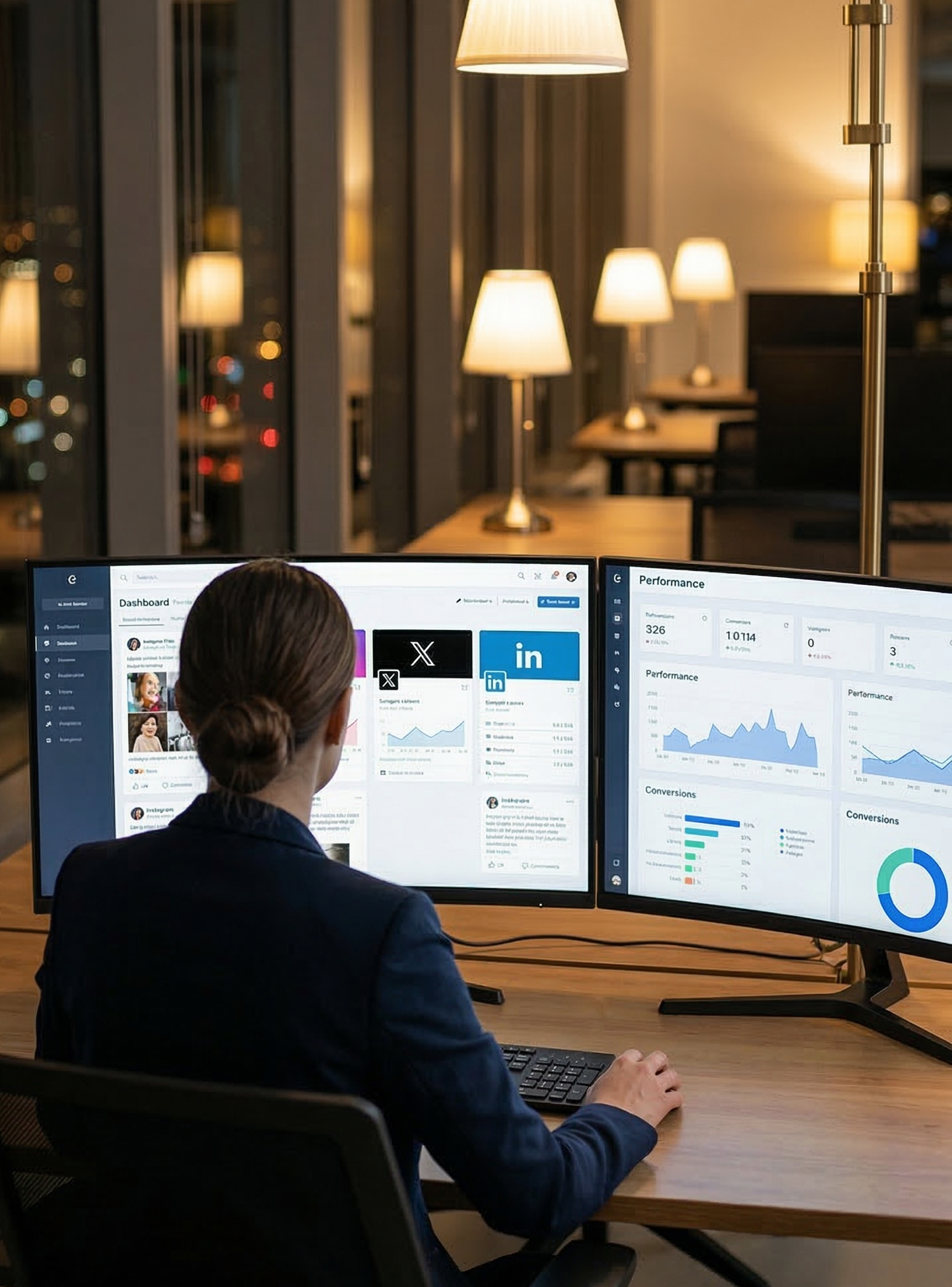 Team discussing digital marketing strategy